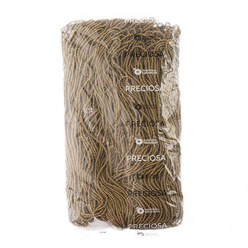 Czech Seed Beads 10/0 Metallic Gold/Copper Shades