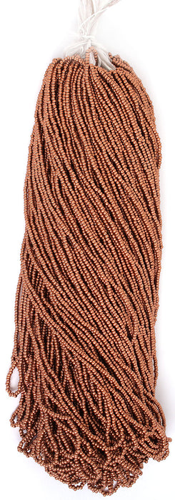 Czech Seed Beads 10/0 Metallic Gold/Copper Shades