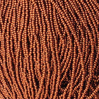 Czech Seed Beads 10/0 Metallic Gold/Copper Shades
