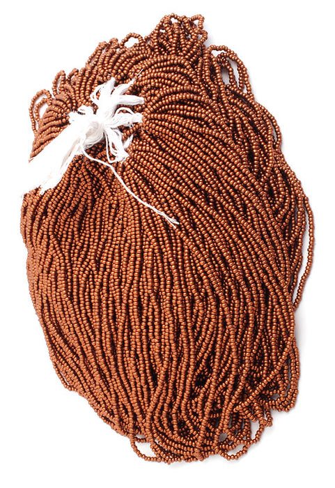 Czech Seed Beads 10/0 Metallic Gold/Copper Shades