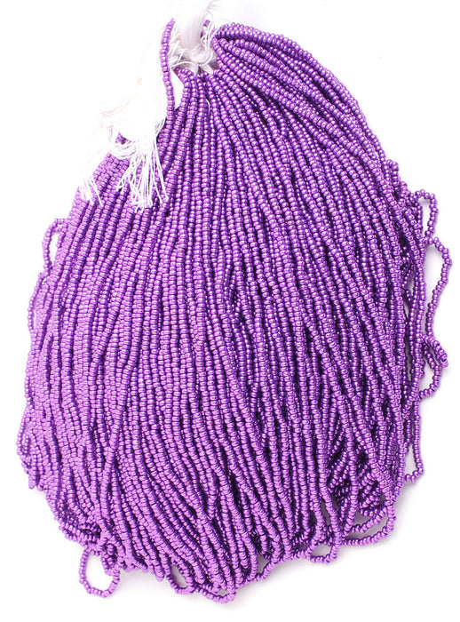 Czech Seed Beads 10/0 Metallic Pink/Purple Shades