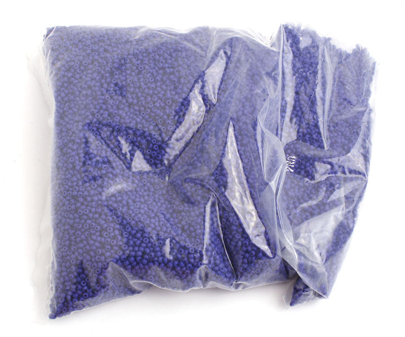 Czech Seed Beads 10/0 Opaque - Blue Shades