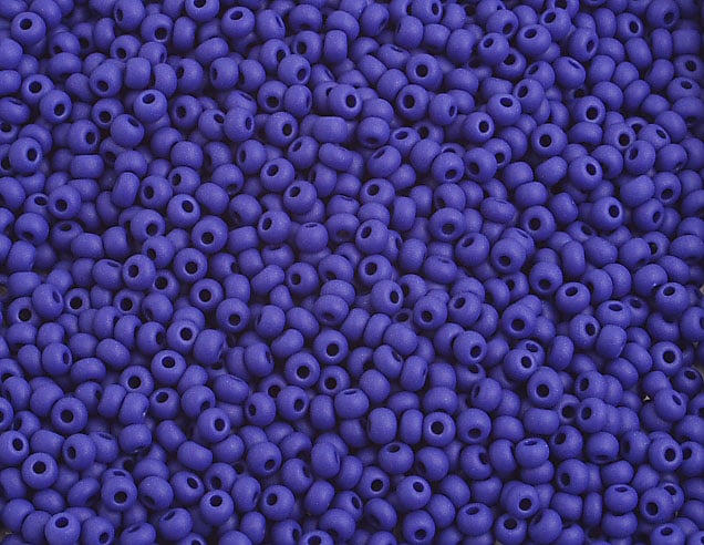 Czech Seed Beads 10/0 Opaque - Blue Shades