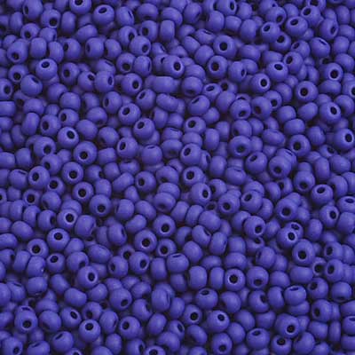Czech Seed Beads 10/0 Opaque - Blue Shades