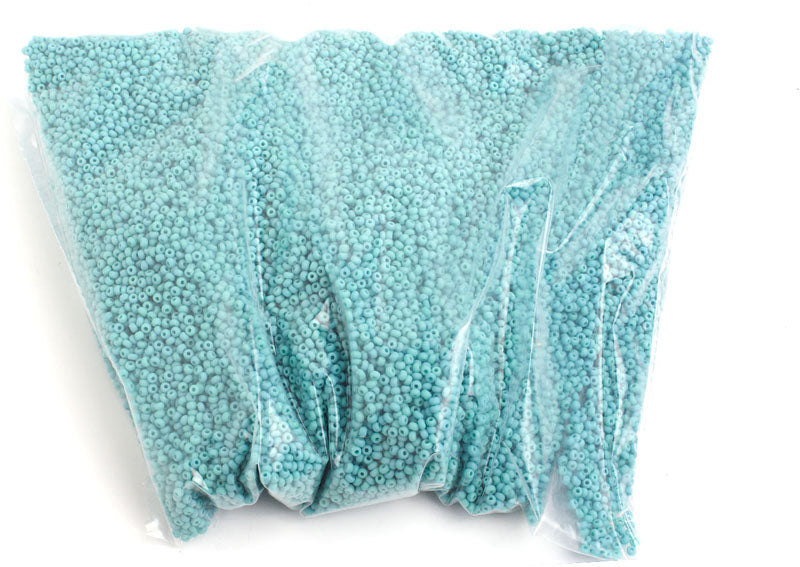 Czech Seed Beads 10/0 Opaque - Blue Shades