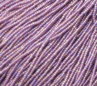 Czech Seed Beads 10/0 Transparent - Purple Shades