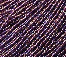 Czech Seed Beads 10/0 Transparent - Purple Shades