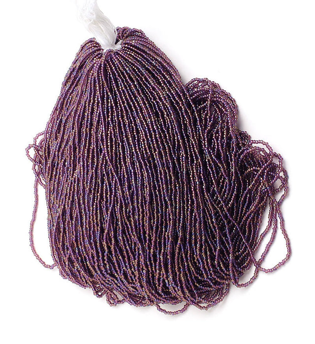 Czech Seed Beads 10/0 Transparent - Purple Shades