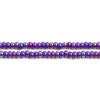 Czech Seed Beads 10/0 Transparent - Purple Shades