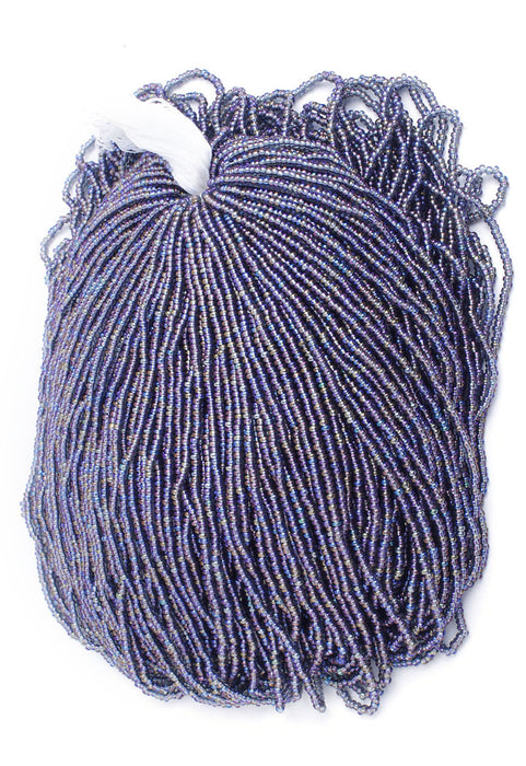 Czech Seed Beads 10/0 Transparent - Crystal/Grey Shades