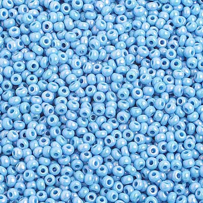 Czech Seed Beads 10/0 Opaque - Blue Shades