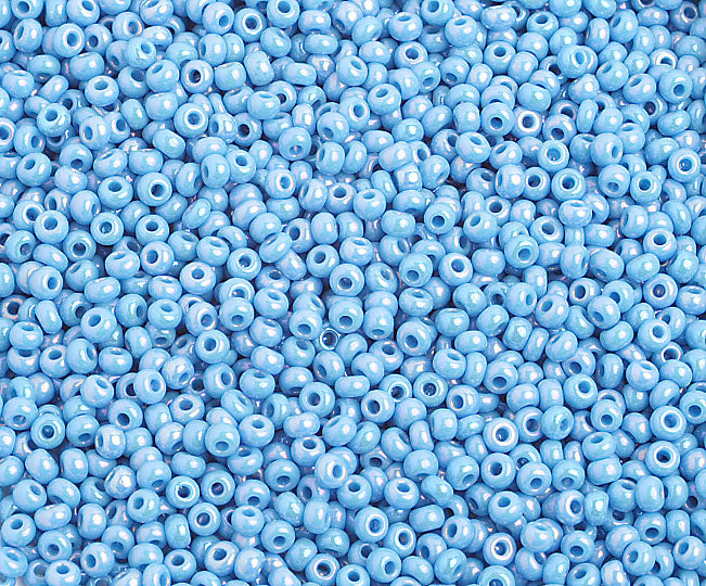 Czech Seed Beads 10/0 Opaque - Blue Shades