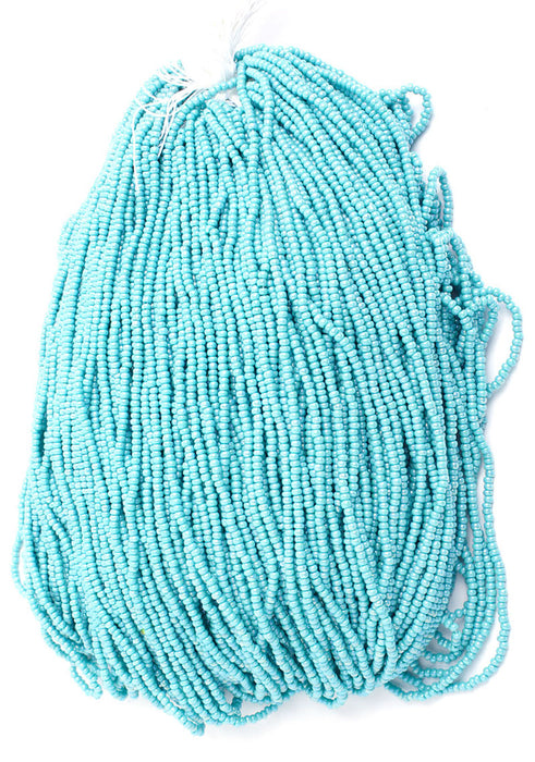 Czech Seed Beads 10/0 Opaque - Blue Shades