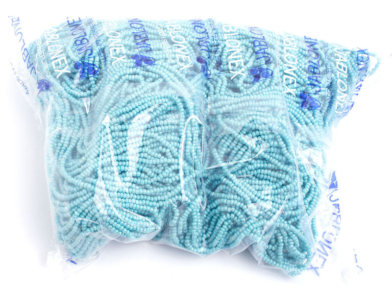 Czech Seed Beads 10/0 Opaque - Blue Shades