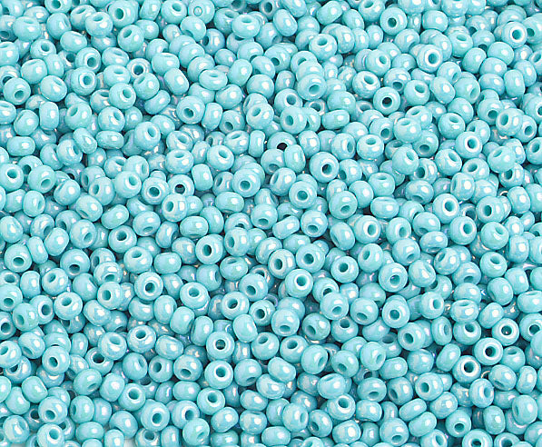 Czech Seed Beads 10/0 Opaque - Blue Shades