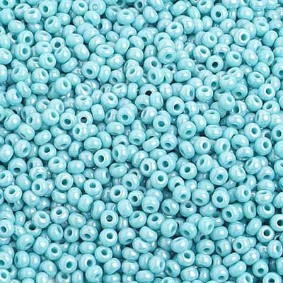 Czech Seed Beads 10/0 Opaque - Blue Shades
