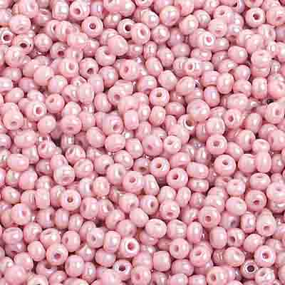 Czech Seed Beads 10/0 Opaque - Pink Shades