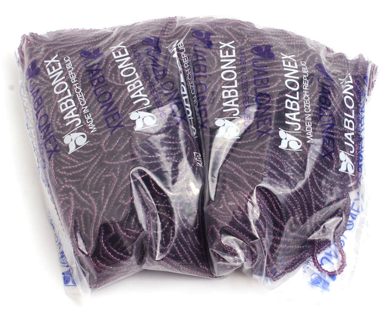 Czech Seed Beads 10/0 Transparent - Purple Shades