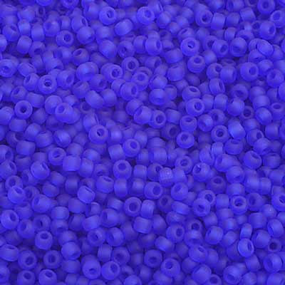 Czech Seed Beads 10/0 Transparent - Blue Shades