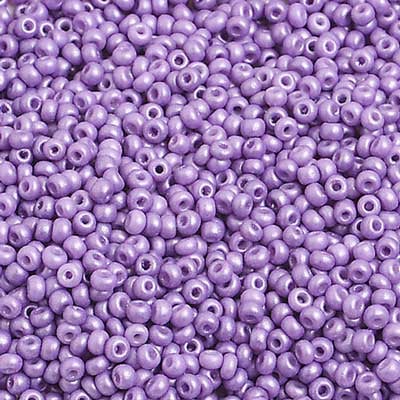 Czech Seed Beads 10/0 Opaque - Purple Shades