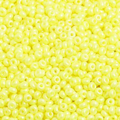 Czech Seed Beads 10/0 Opaque -Yellow/Orange Shades