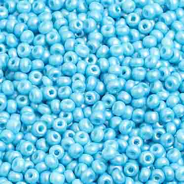 Czech Seed Beads 10/0 Opaque - Blue Shades