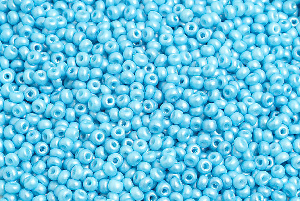 Czech Seed Beads 10/0 Opaque - Blue Shades