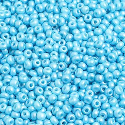 Czech Seed Beads 10/0 Opaque - Blue Shades