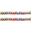 Czech Seed Beads 10/0 Metallic Gold/Copper Shades