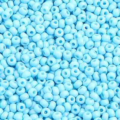 Czech Seed Beads 10/0 Opaque - Blue Shades
