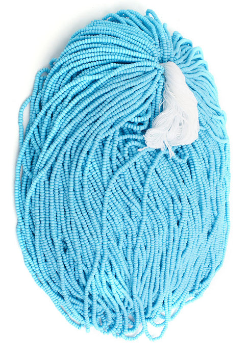 Czech Seed Beads 10/0 Opaque - Blue Shades