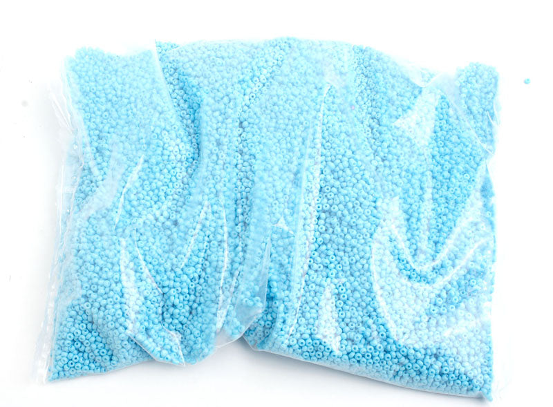 Czech Seed Beads 10/0 Opaque - Blue Shades