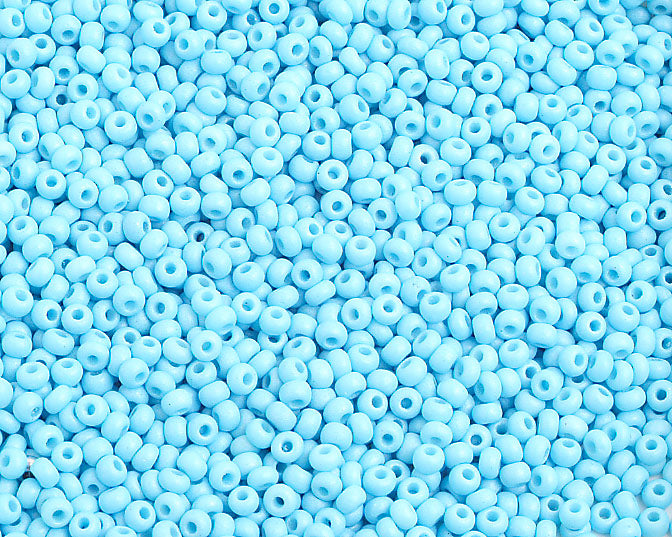 Czech Seed Beads 10/0 Opaque - Blue Shades