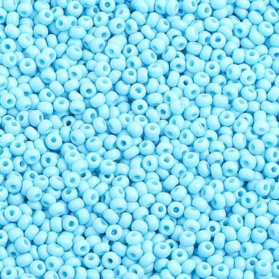 Czech Seed Beads 10/0 Opaque - Blue Shades
