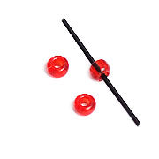 Czech Seed Beads 10/0 Transparent - Red Shades