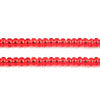 Czech Seed Beads 10/0 Transparent - Red Shades
