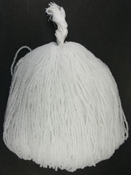 Czech Seed Beads 10/0 Opaque - White Shades