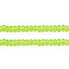 Czech Seed Beads 10/0 Transparent - Green Shades