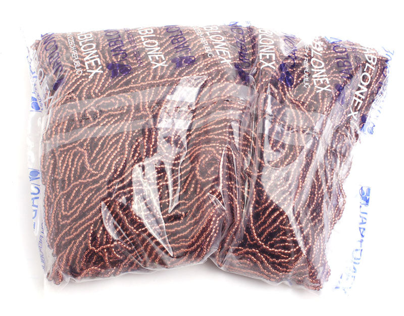 Czech Seed Beads 10/0 Color Lined Purple Shades