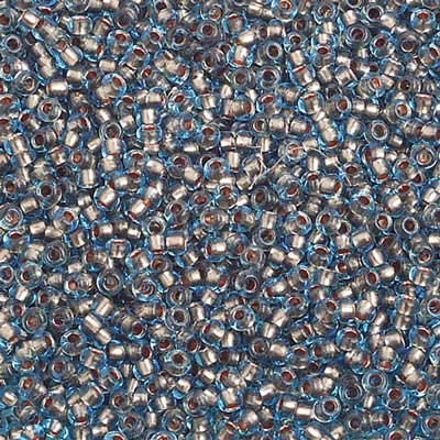 Czech Seed Beads 10/0 Transparent - Blue Shades
