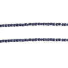 Czech Seed Beads 10/0 Color Lined Blue Shades