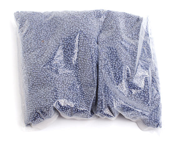 Czech Seed Beads 10/0 Opaque - Black/Grey Shades