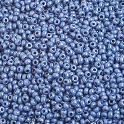 Czech Seed Beads 10/0 Opaque - Blue Shades