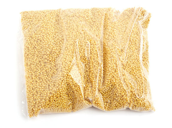 Czech Seed Beads 10/0 Opaque -Yellow/Orange Shades