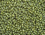 Czech Seed Beads 10/0 Opaque - Green Shades