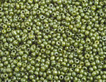 Czech Seed Beads 10/0 Opaque - Green Shades