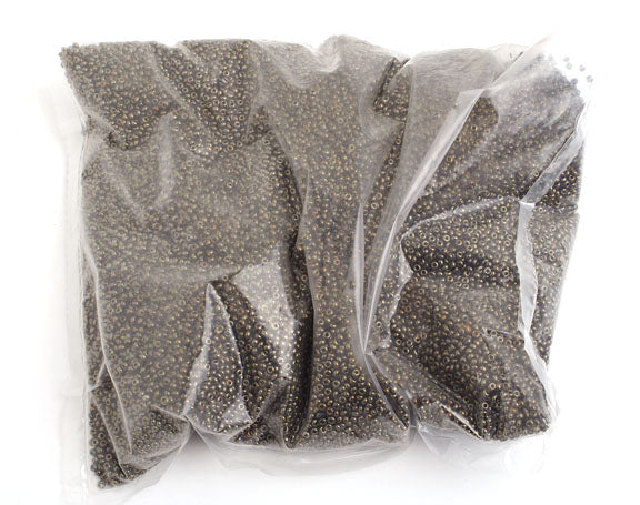 Czech Seed Beads 10/0 Opaque - Green Shades