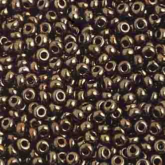 Czech Seed Beads 10/0 Opaque - Green Shades