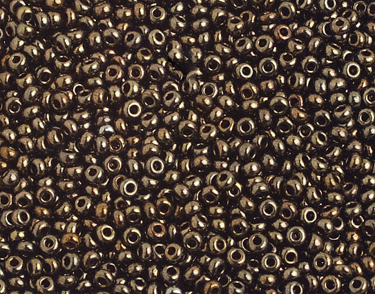 Czech Seed Beads 10/0 Opaque - Green Shades