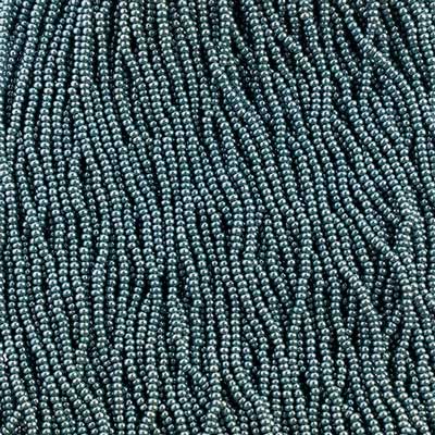 Czech Seed Beads 10/0 Opaque - Green Shades